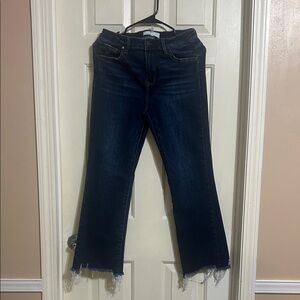 Women's Flare & Wide Leg Jeans - Dark Blue